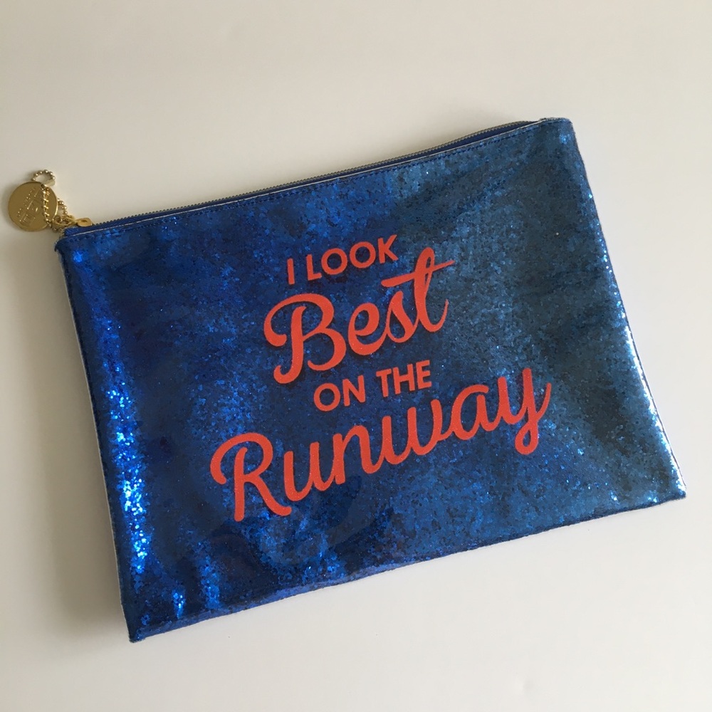 NEW Flight 001 Sparkly Travel Pouch